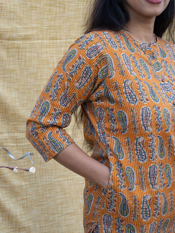 Kantha - Printed Yellow - Image 2