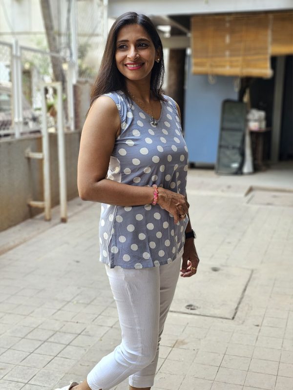 Mrudula - Summer Special Tops Gray - Image 5