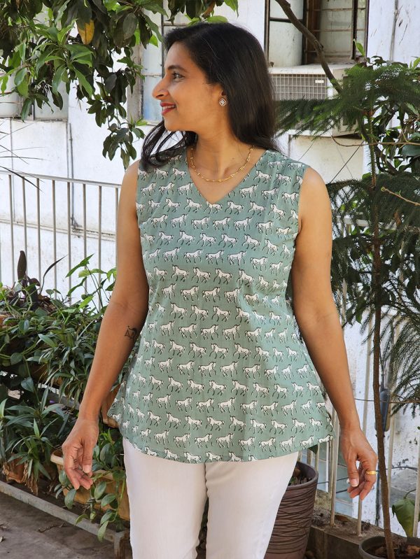 Mrudula - Summer Special Tops Green - Image 4
