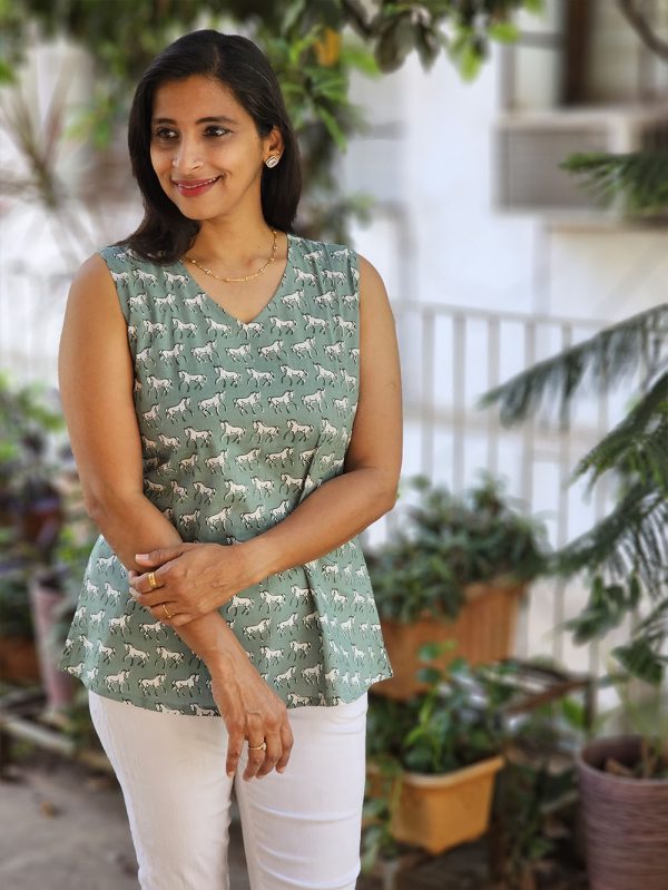 Mrudula - Summer Special Tops Green - Image 5