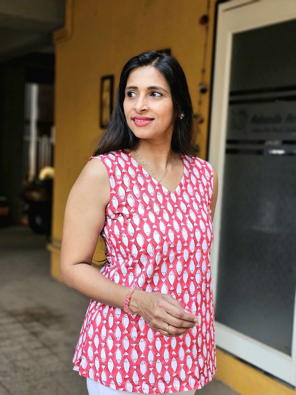 Mrudula - Summer Special Tops Red - Image 3