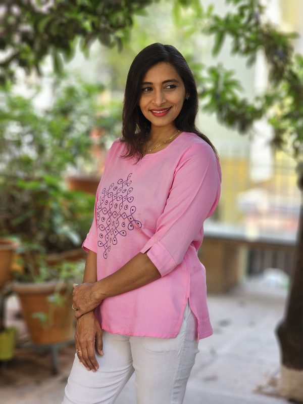 Rangoli Collection | Kolam - Baby Pink - Image 3