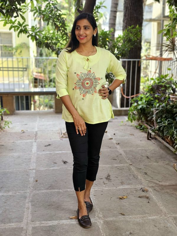 Rangoli Collection | Sanskar Bharati - Lemon - Image 2