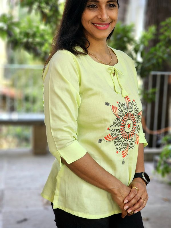 Rangoli Collection | Sanskar Bharati - Lemon - Image 3