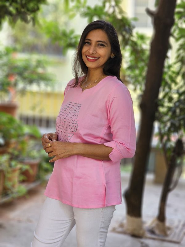 Rangoli Collection | Thipkyanchi Rangoli - Baby Pink - Image 2