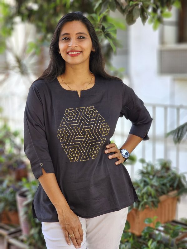 Rangoli Collection | Thipkyanchi Rangoli - Black - Image 3