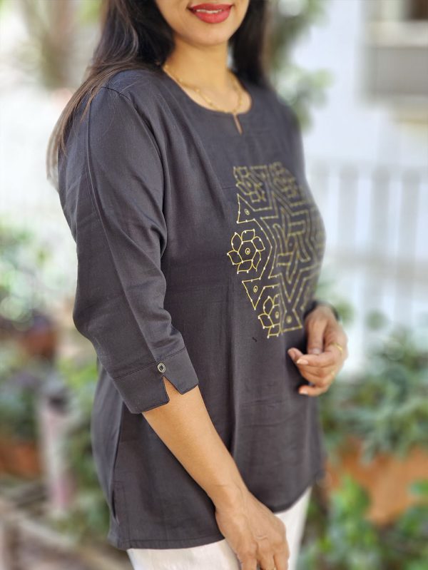 Rangoli Collection | Thipkyanchi Rangoli - Black - Image 5
