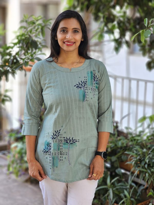 Saajrekha - Dark Aqua Green