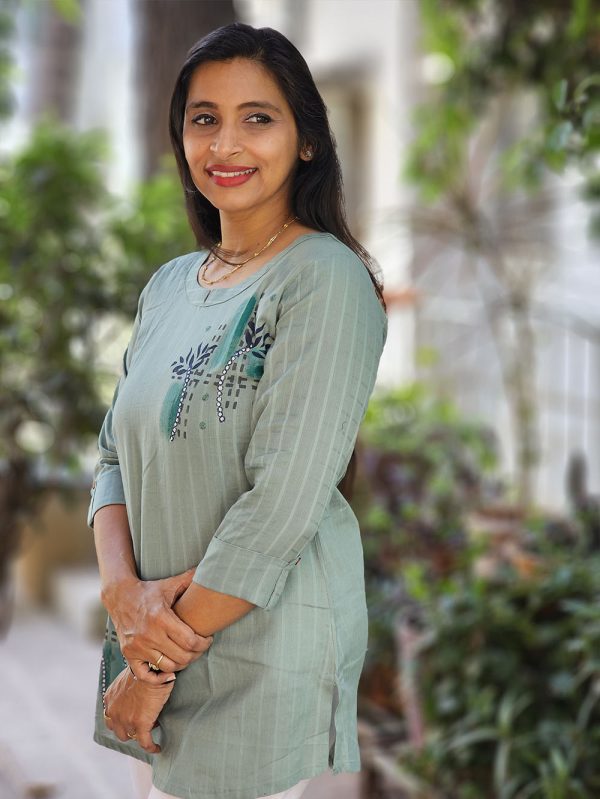 Saajrekha - Dark Aqua Green - Image 2