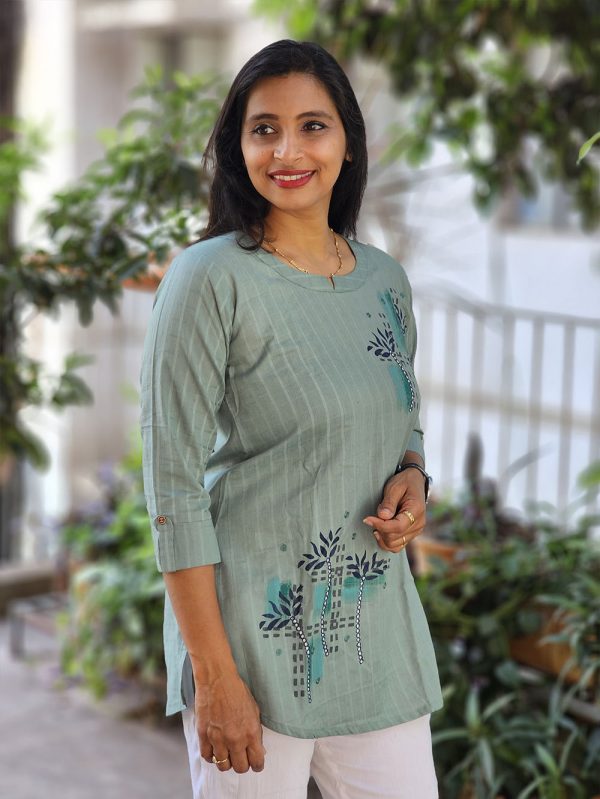 Saajrekha - Dark Aqua Green - Image 3