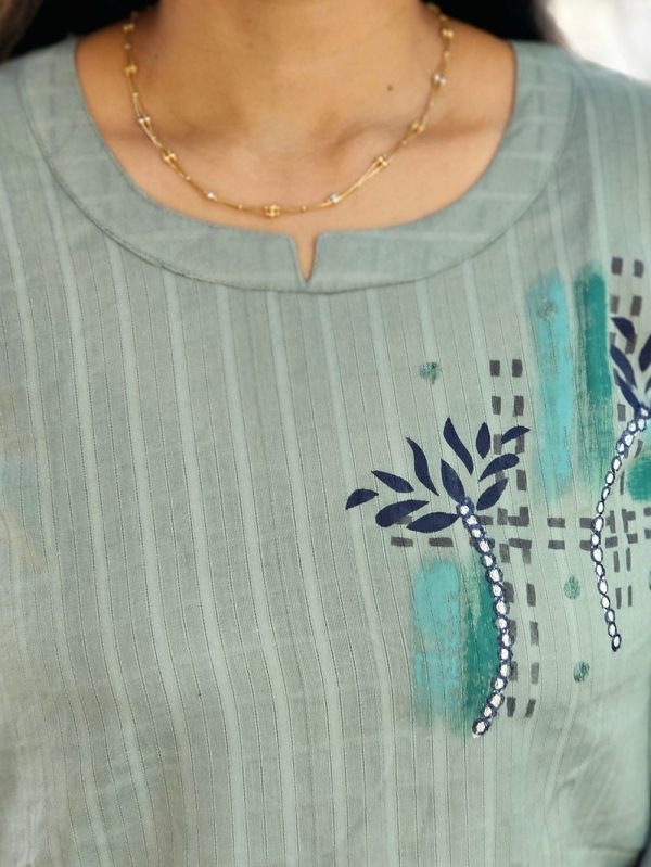 Saajrekha - Dark Aqua Green - Image 4
